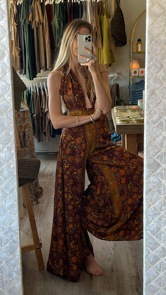 Bohemian Silk Jumpsuit