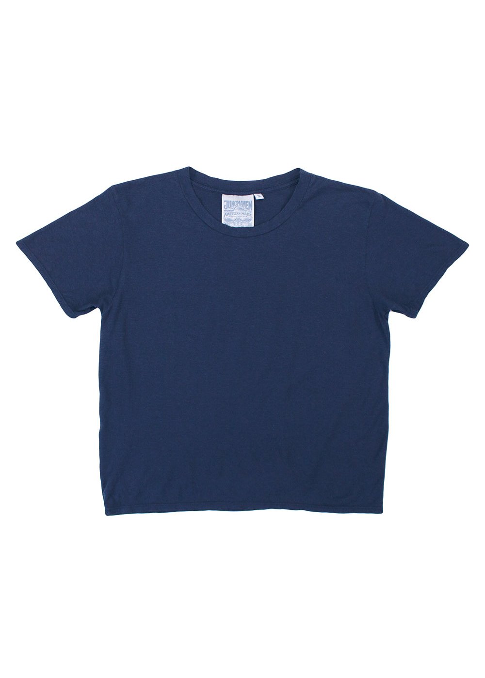 Cropped Ojai Tee - Navy