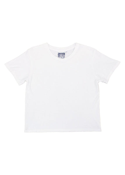 Cropped Ojai Tee - Washed White