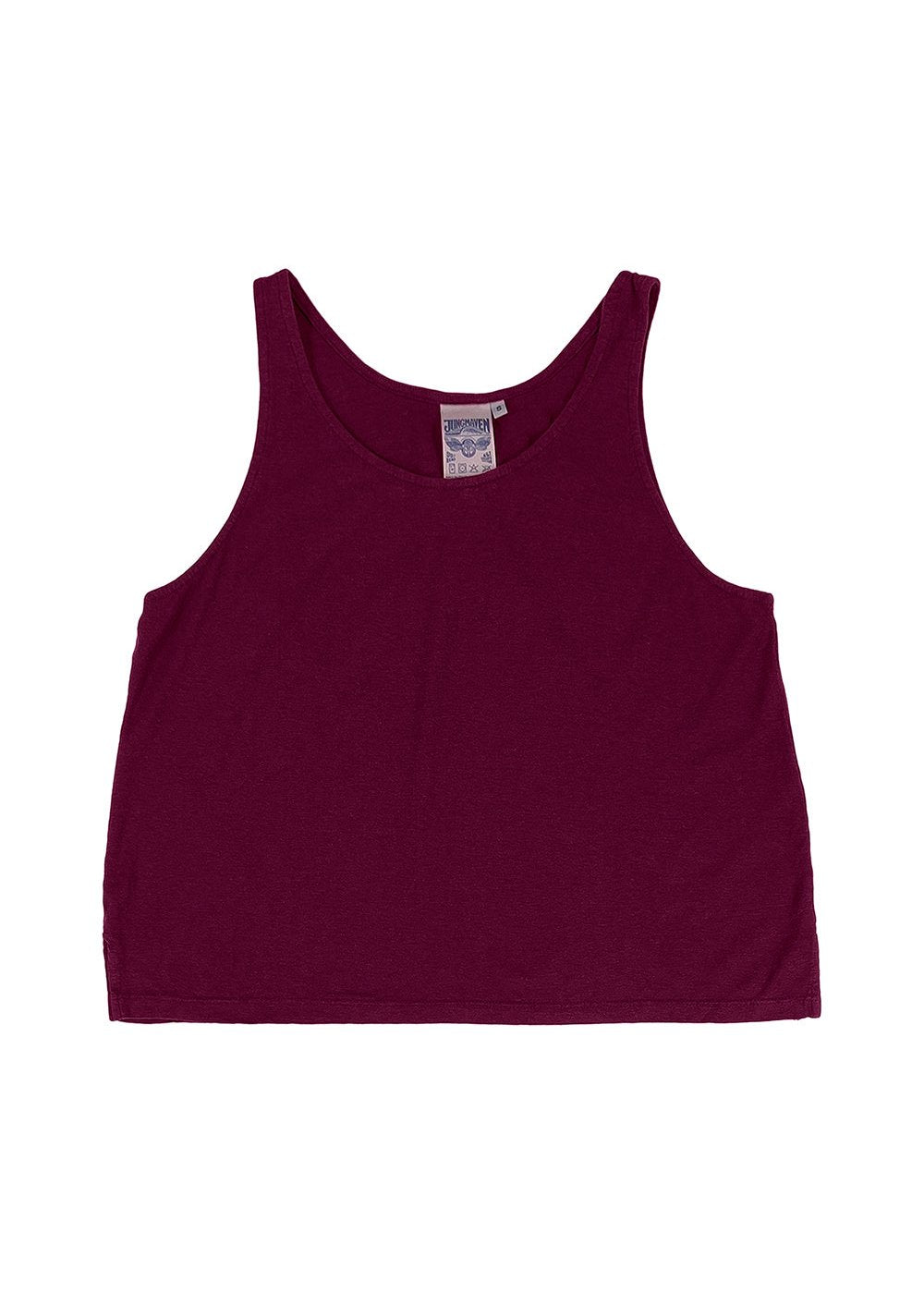 Cropped Tank - Burgundy