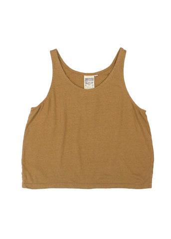 Cropped Tank - Coyote