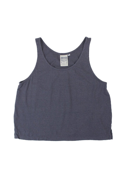 Cropped Tank - Diesel Gray