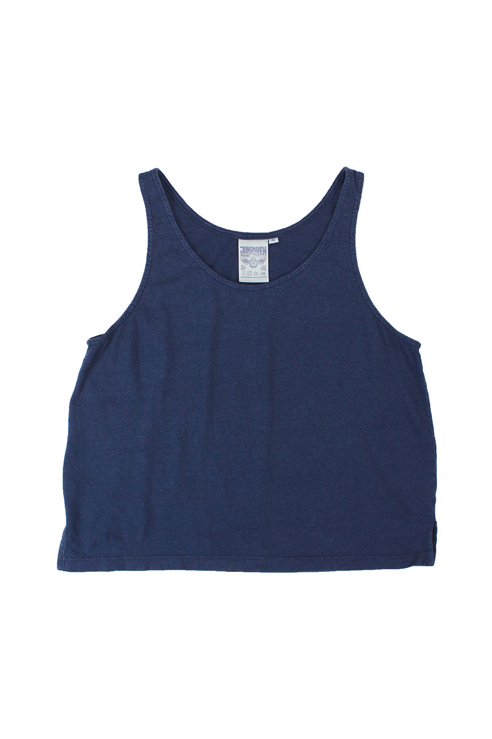 Cropped Tank - Navy