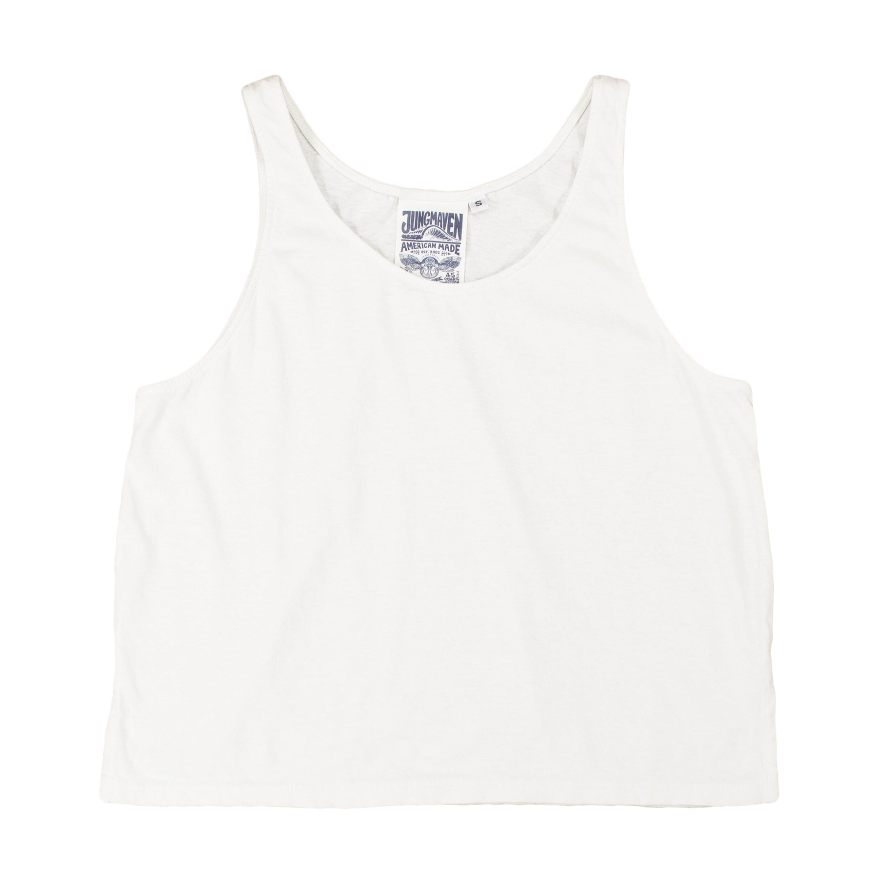 Cropped Tank - Washed White