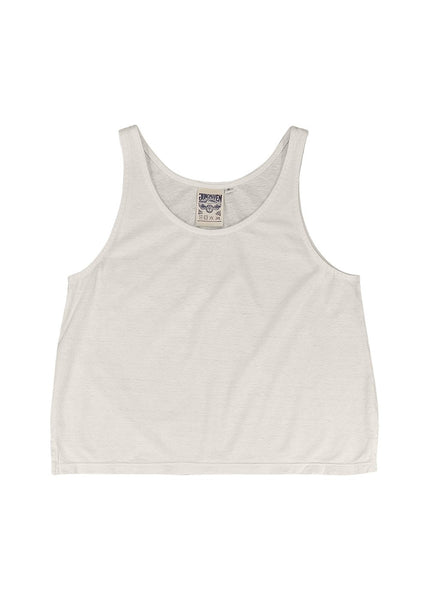 Cropped Tank - Washed White