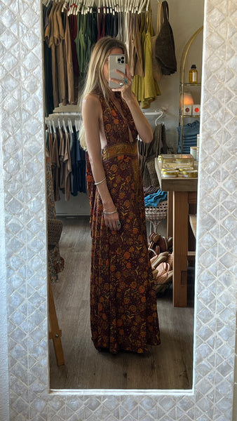 Bohemian Silk Jumpsuit