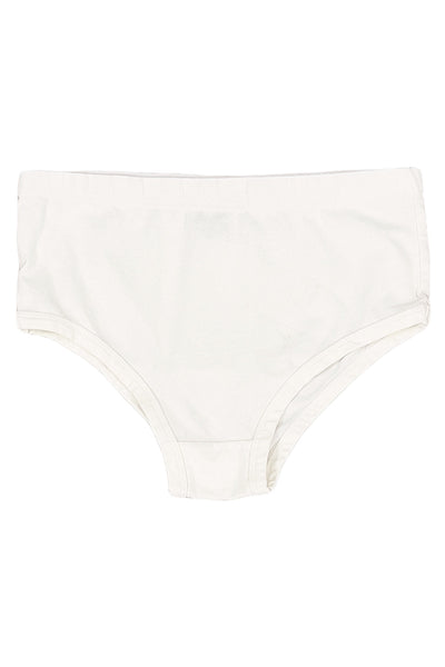 High Waist Brief - Washed White