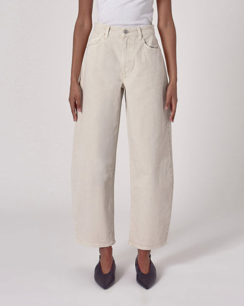 Gigi Barrel Jean - Salt