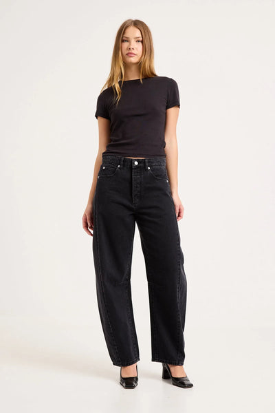 Rolla’s Arc Barrel Jeans - Mercer Black