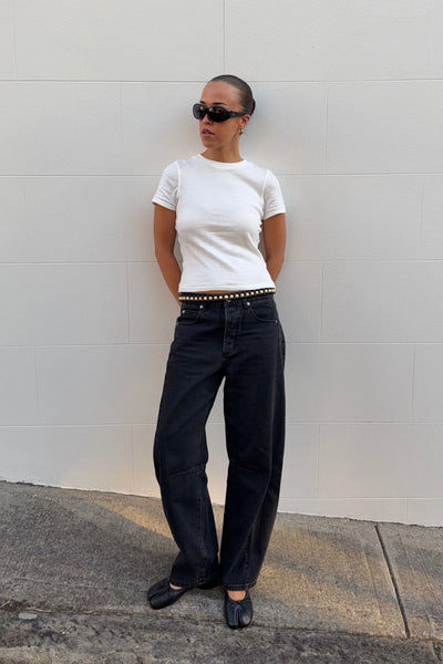 Rolla’s Arc Barrel Jeans - Mercer Black