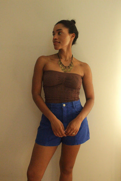 Lace Textured Tube Top