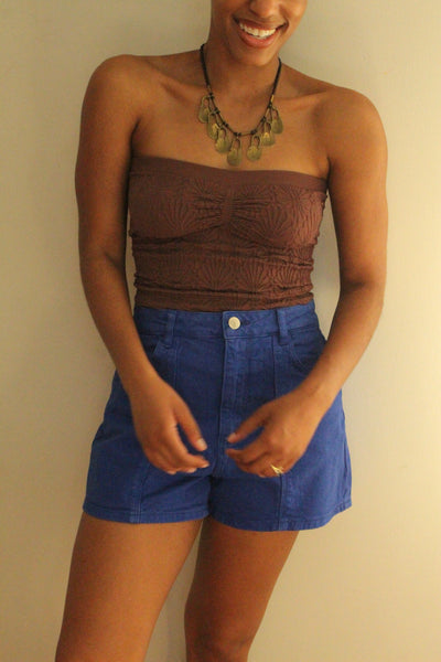 Lace Textured Tube Top