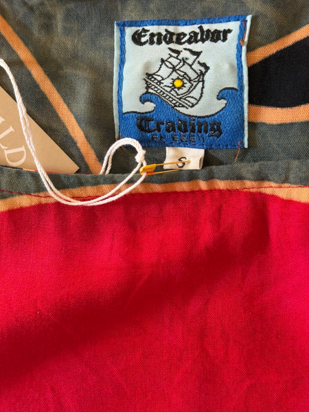 Vintage Abstract Crop Top