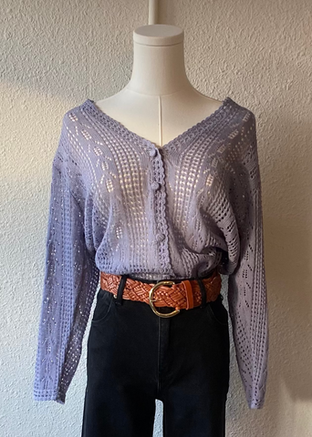 Vintage Crocheted Cardigan