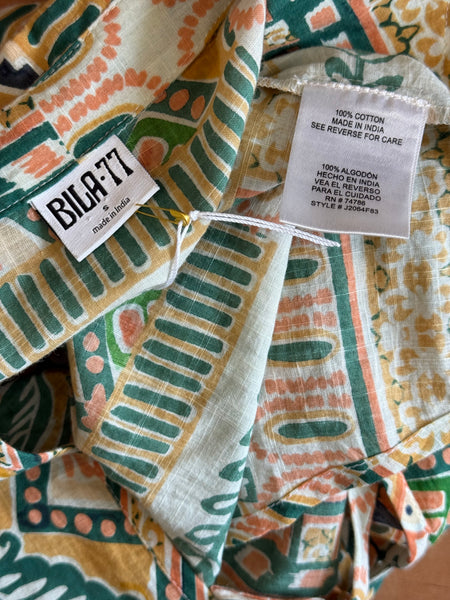 Vintage Tie Front Blouse