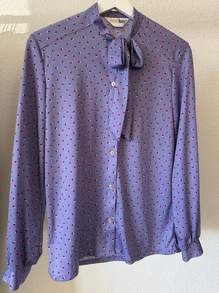 Vintage Purple Blouse