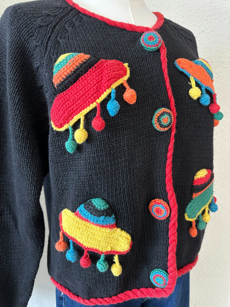 Vintage Sombrero Cardigan