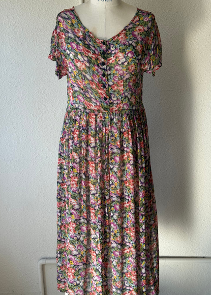 Vintage Floral Dress