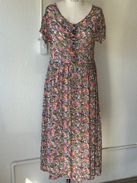 Vintage Floral Dress