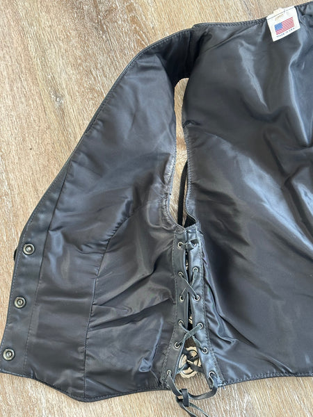 Vintage Fringe Moto Vest