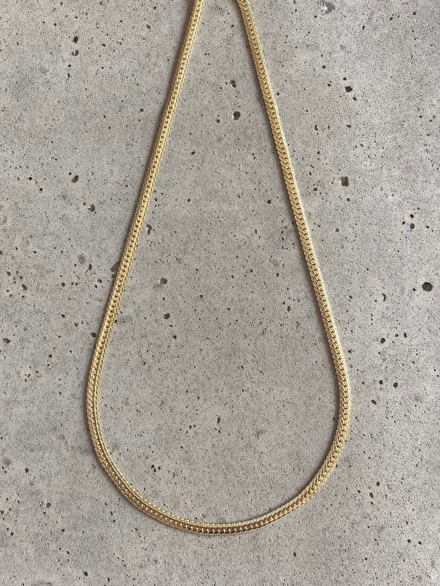 4mm Herringbone Chain Necklace