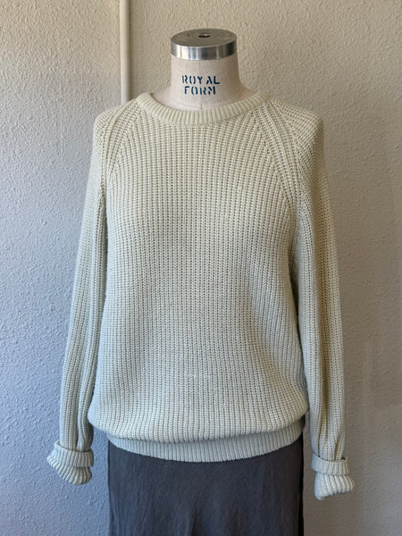Vintage Cream Knit Sweater