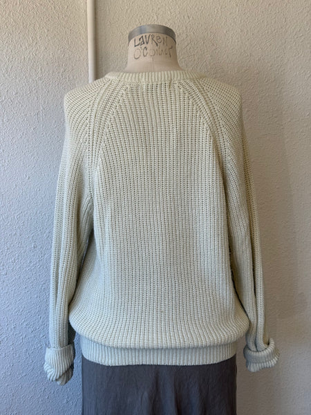 Vintage Cream Knit Sweater