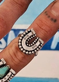 Lucky Horseshoe Ring