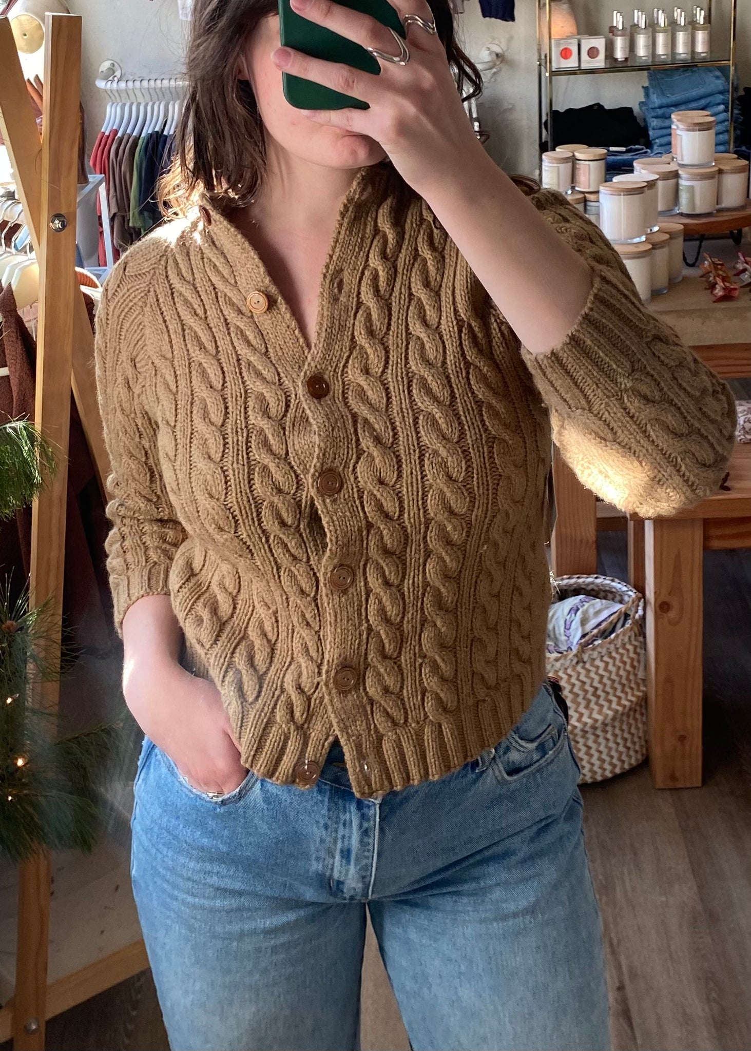 Vintage Handmade Wool Cardigan