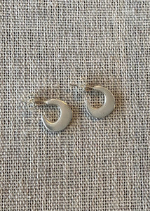 Crescent Hoop Earrings