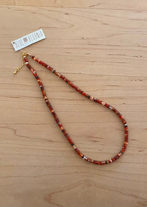 Carnelian Beaded Necklace