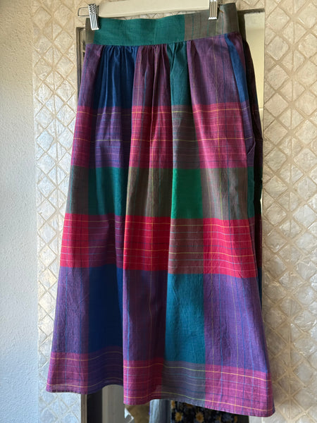 Vintage Plaid Skirt