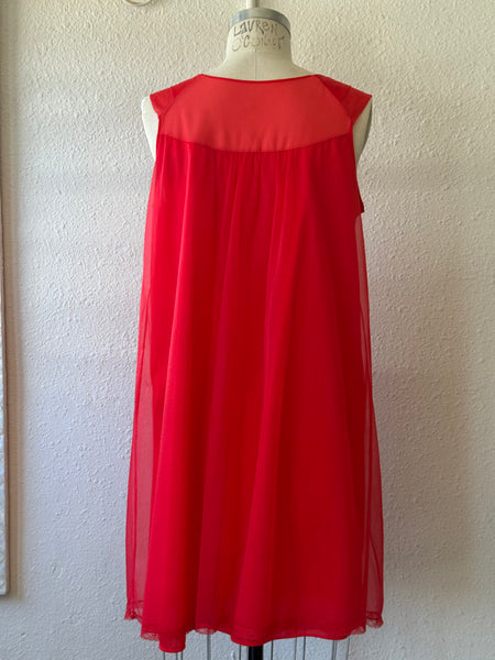 Vintage Red Nightgown