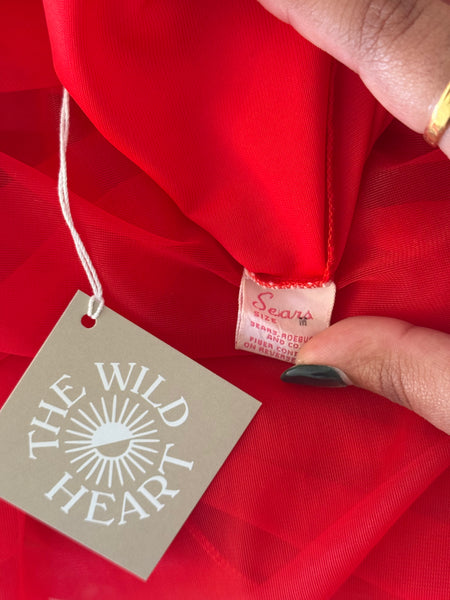 Vintage Red Nightgown