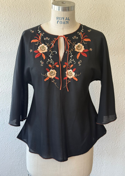 Vintage Embroidered Blouse