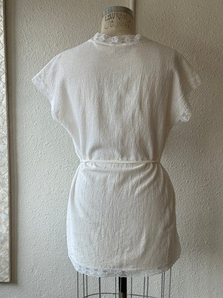 Vintage Lace Tie Top