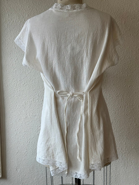Vintage Lace Tie Top