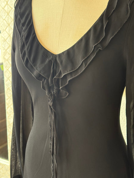 Vintage Ruffle Dress