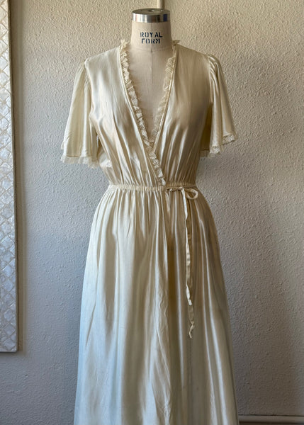 Vintage Lace Robe
