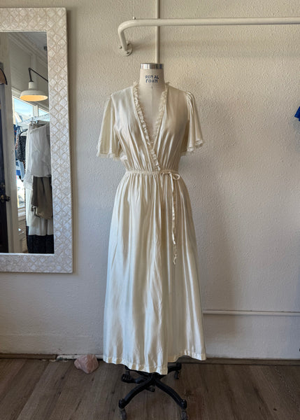 Vintage Lace Robe