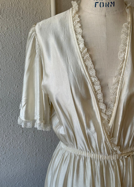 Vintage Lace Robe