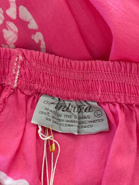 Vintage Beach Print Skirt