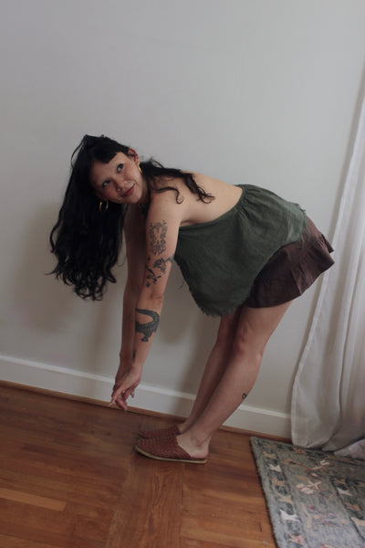 Linen Halter Top