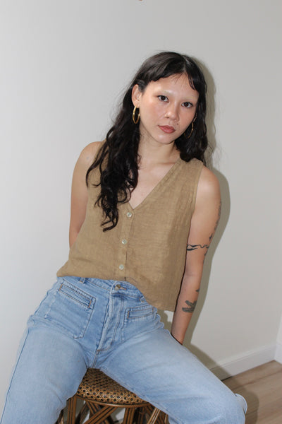 Linen Vest
