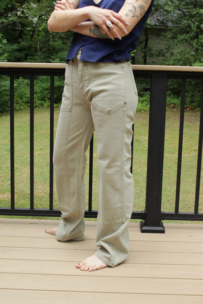 SAT - 90's Utility Straight Jeans
