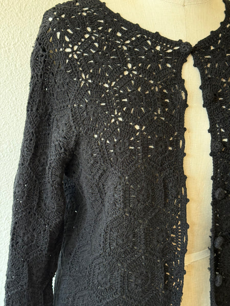 Vintage Crochet Cardigan