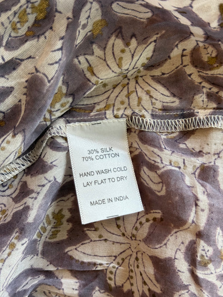 Vintage Block Print Top