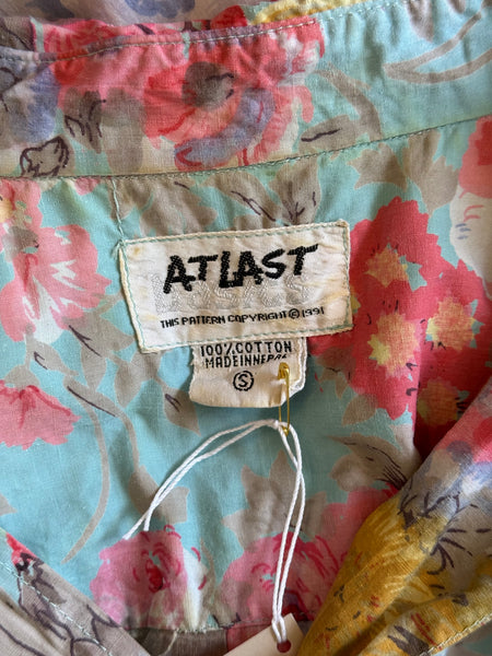 Vintage Floral Button Up