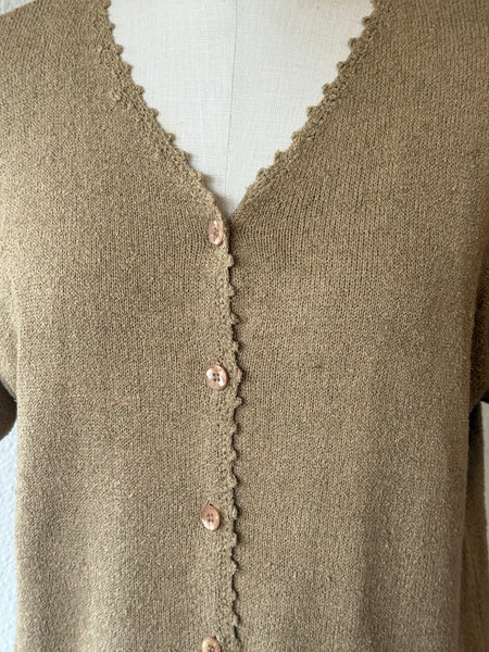Vintage Knit Button Up