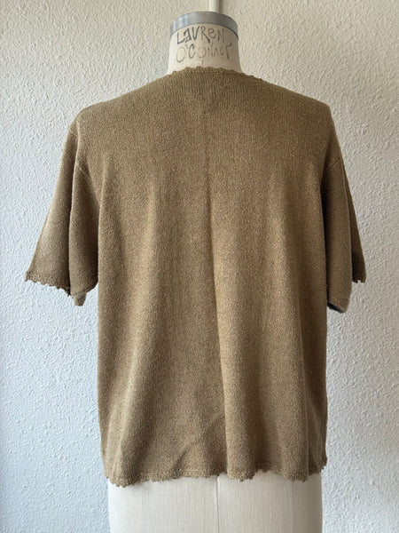Vintage Knit Button Up